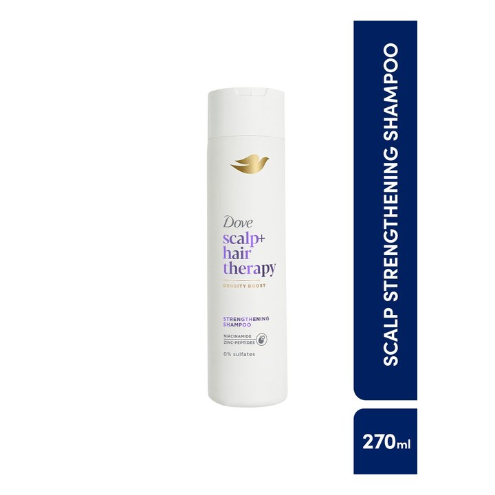 Dove Scalp+Hair Therapy Sulphate Free Density Boost Strengthening Shampoo - 270ml