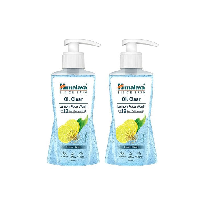Himalaya Set of 2 Oil Clear Lemon Face Wash with Honey - 200 ml each
