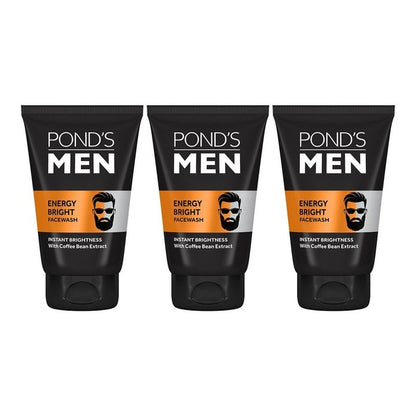 Ponds Men Set of 3 Energy Charge Face Wash - 100 g each