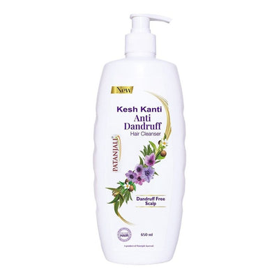 Patanjali Kesh Kanti Anti-Dandruff Hair Cleanser for Dandruff Free Scalp - 650 ml