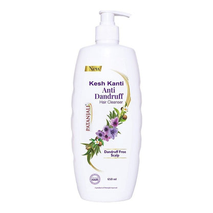 Patanjali Kesh Kanti Anti-Dandruff Hair Cleanser for Dandruff Free Scalp - 650 ml