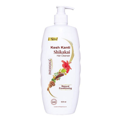 Patanjali Kesh Kanti Shikakai Hair Cleanser for Natural Conditioning - 650 ml
