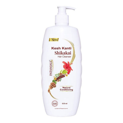 Patanjali Kesh Kanti Shikakai Hair Cleanser for Natural Conditioning - 650 ml