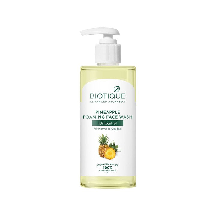 Biotique Pineapple Oil Control Foaming Face Wash For Oily Skin - 300ml