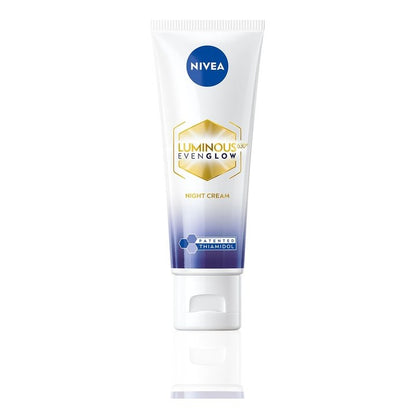 Nivea Luminous Even Glow Night Cream with Thiamidol & Hyaluronic Acid to Reduce Dark Spot