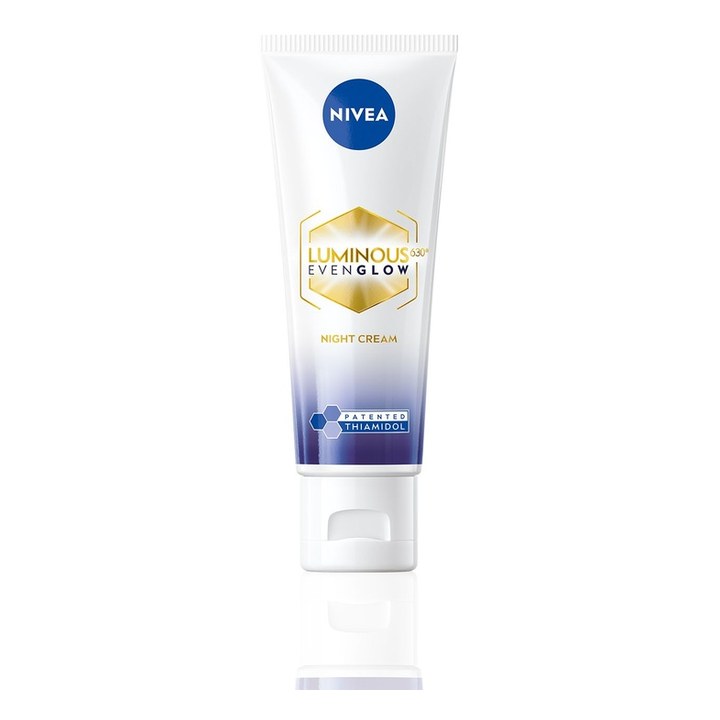 Nivea Luminous Even Glow Night Cream with Thiamidol & Hyaluronic Acid to Reduce Dark Spot