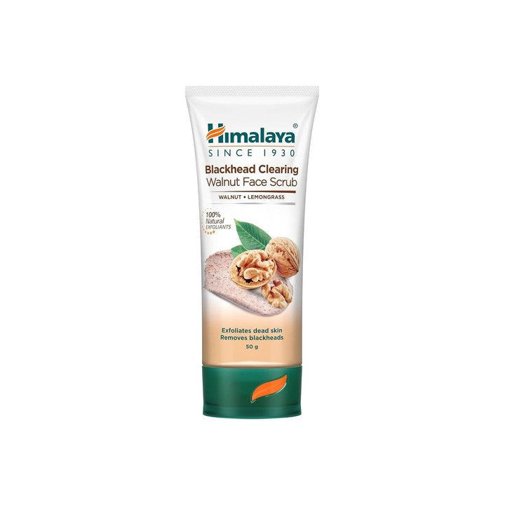 Himalaya Blackhead Clearing Walnut Facial Scrub With Lemongrass - 50g