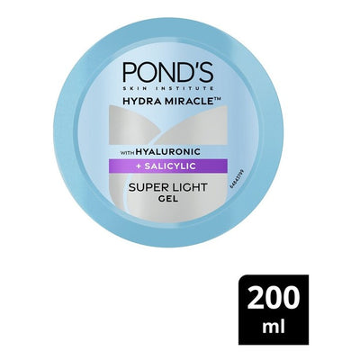 Ponds Hydra Miracle Super Light Gel With Hyaluronic Acid & Salicylic - 200ml