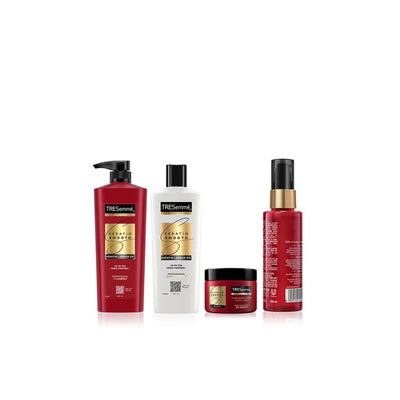 TRESemme Keratin Smooth Conditioner 190ml + Shampoo 580ml + Mask 300ml + Serum 100ml Combo