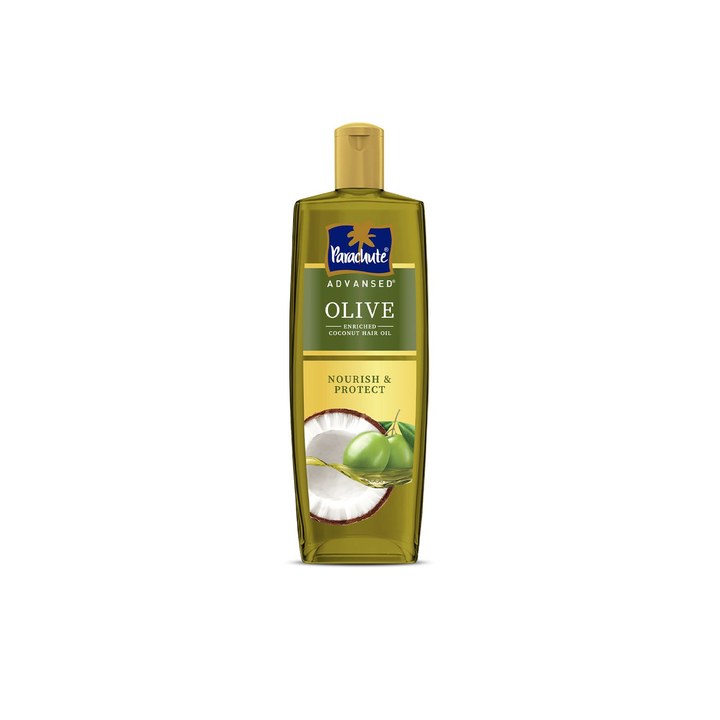 Parachute Advansed Olive Enriched Coconut Hair Oil for Stronger Nourished Hair - 300 ml