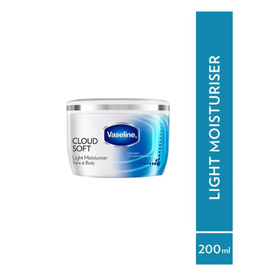 Vaseline Cloud Soft Non-Sticky Light Moisturiser - 200ml