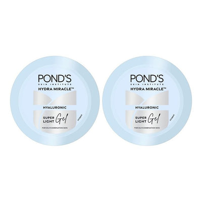 Ponds Set of 2 Hydra Miracle Oil-Free Super Light Gel With Hyaluronic Acid - 300 ml each