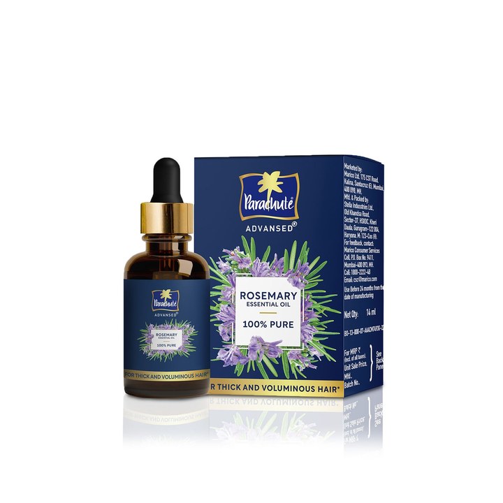 Parachute Advansed 100% Pure Rosemary Essential Oil for Thick & Voluminous Hair - 14 ml