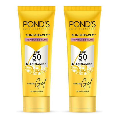 Ponds Set of 2 SPF50 PA++ UVA UVB Serum Boost Invisible Gel Sunscreen - 100 g each