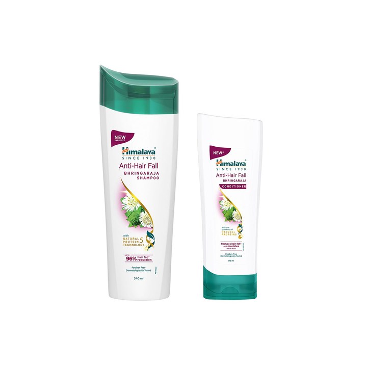 Himalaya Anti-Hair Fall Bhringaraja Shampoo & Conditioner Hair Care Duo with Palasha