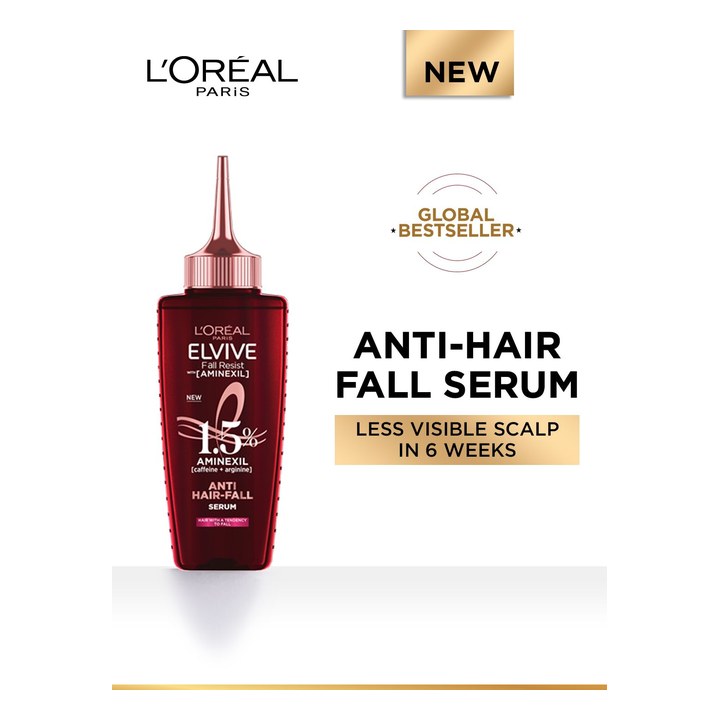 LOreal Paris Fall Resist Anti Hair Fall Serum With 1.5% Aminexil-Caffeine & Arginine 102ml