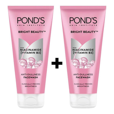 Ponds Pack of 2 Bright Beauty Anti-Dullness Facewash With Niacinamide - 200g Each