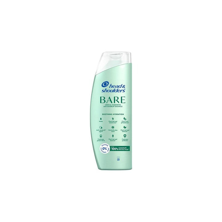 Head & Shoulders Bare Soothing Hydration Sulfate-Free Anti-Dandruff Shampoo - 400ml