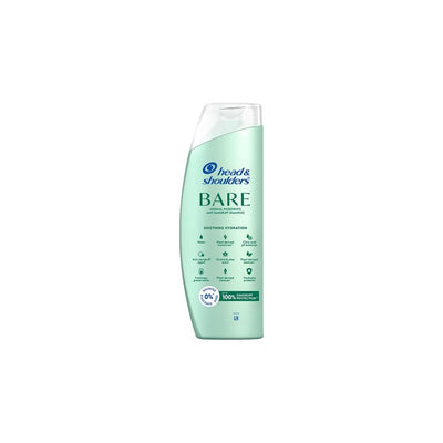 Head & Shoulders Bare Soothing Hydration Sulfate-Free Anti-Dandruff Shampoo - 400ml
