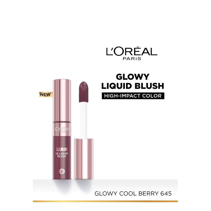 LOreal Lumi Le Liquid Radiant & Glowy Finish Blush 10g - Blush Berry 645