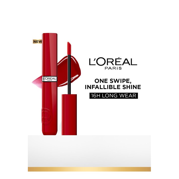 LOreal Paris Infallible Laque Resistance Longwear Liquid Lipstick 4ml - Le Rouge Paris 420