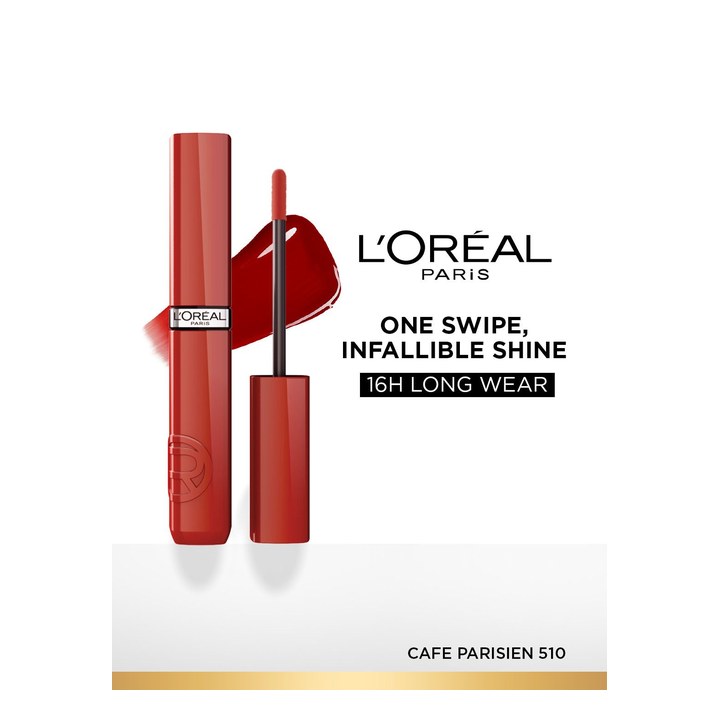 LOreal Paris Infallible Laque Resistance Longwear Liquid Lipstick 4 ml - Caf Parisien 510
