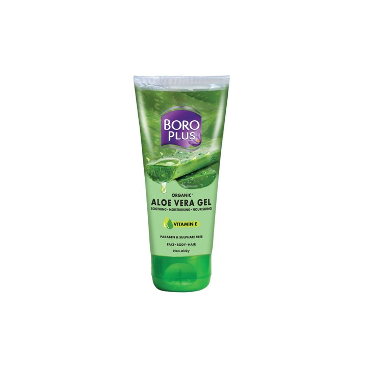 BOROPLUS Organic Aloe Vera Gel With Vitamin E For Skin & Hairs - 250ml