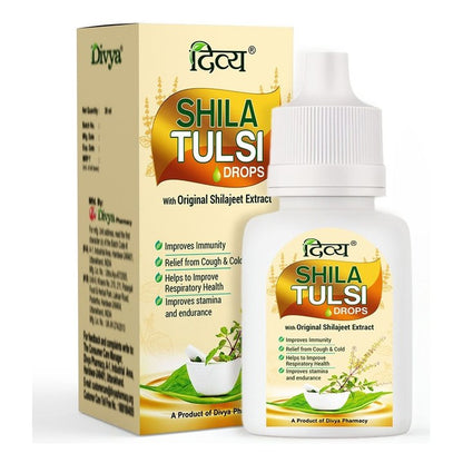 Patanjali Divya Shila Tulsi Drop with Original Shilajeet Extract - 30 ml