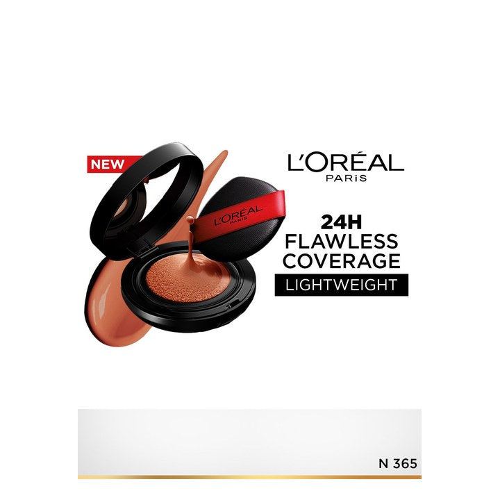 LOreal Paris Infallible Cushion Foundation with Glass-Skin Finish 11g - Shade N365