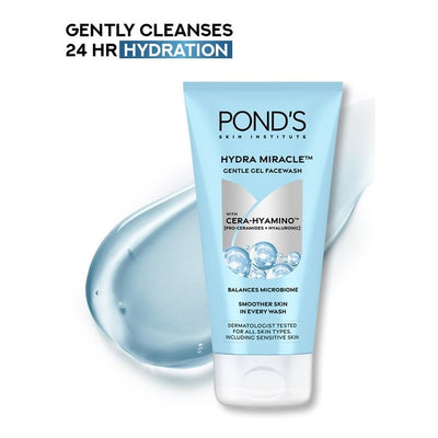 Ponds Hydra Miracle Gentle Gel Face Wash with Cera-Hyamino - 150 g