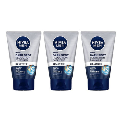 Nivea Men Set of 3 Dark Spot Reduction Face Wash - 100 g each