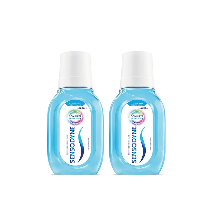 Sensodyne Set of 2 Complete Protection+ Mouthwash for Sensitivity Protection - 100 ml each