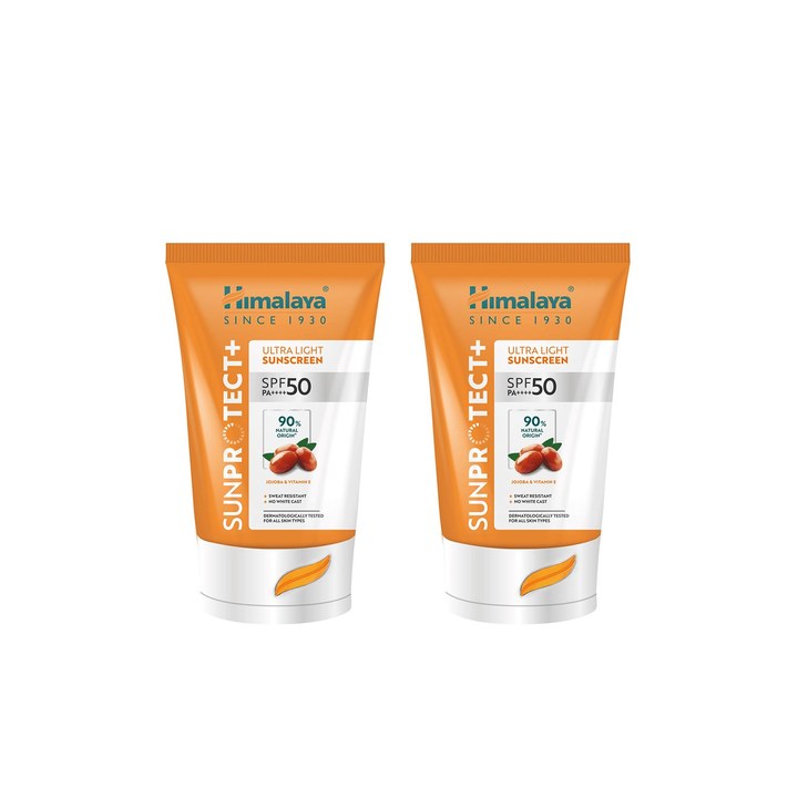 Himalaya Set Of 2 SunProtect+ Ultra-Light Sunscreen Cream With SPF50 - 30g Each
