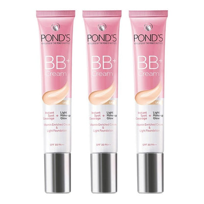 Ponds Set Of 3 Instant Spot Coverage & Light Make-up Glow BB Cream - 18g Each