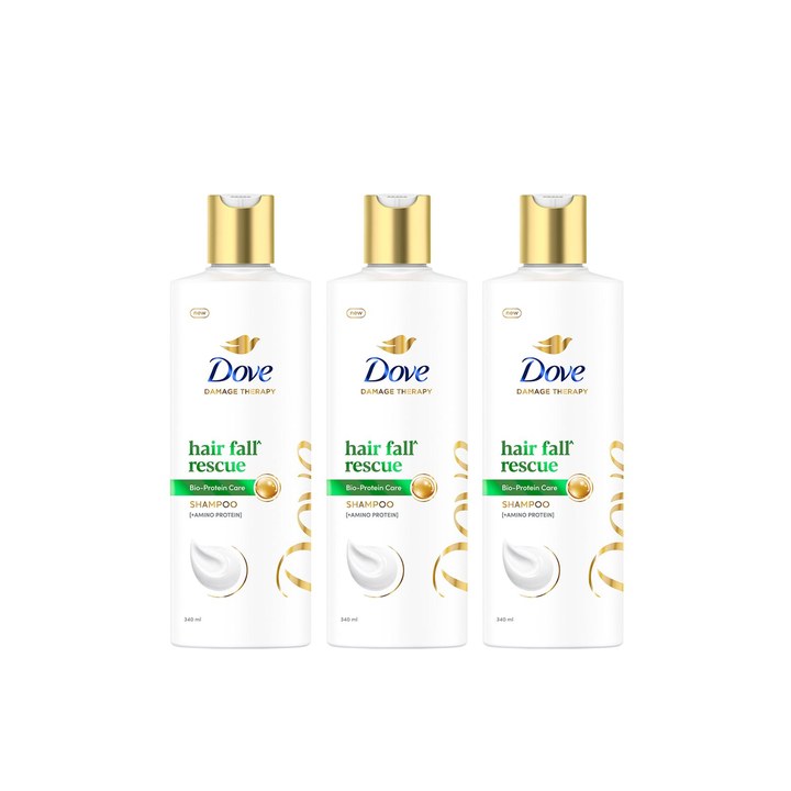 Dove Set of 3 Hair Fall Rescue Shampoo - 340 ml each