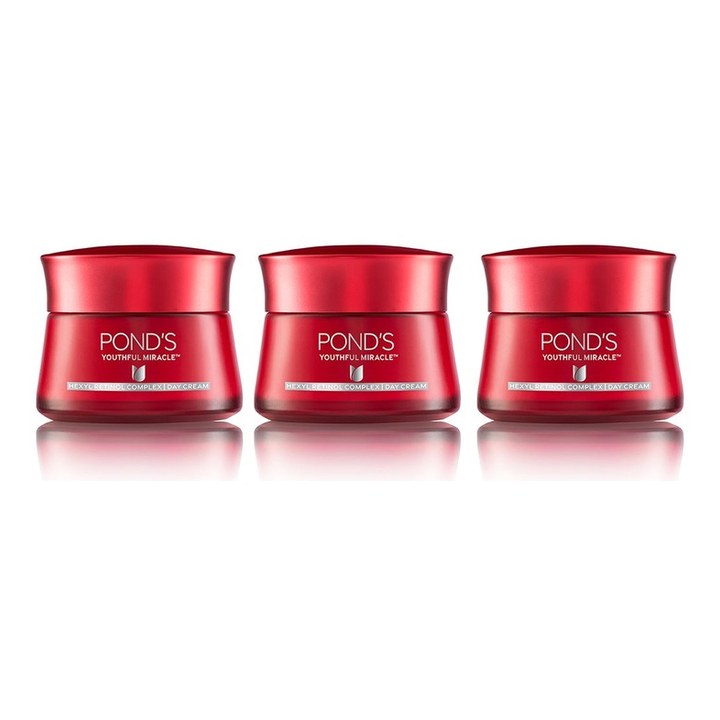 Ponds Set of 3 Youthful Miracle Wrinkle Corrector SPF 18 PA++ Day Cream - 10 g each