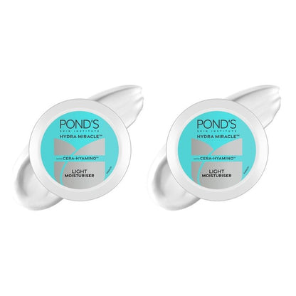 Ponds Set of 2 Light Moisturiser with Cera-Hyamino for 5X Dryness Repair - 100ml Each