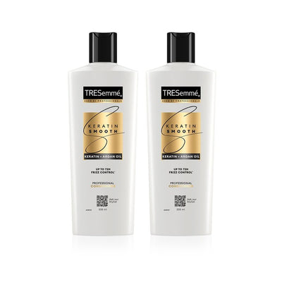 TRESemme Set of 2 Keratin Smooth Conditioner with Keratin & Argan Oil - 335ml each
