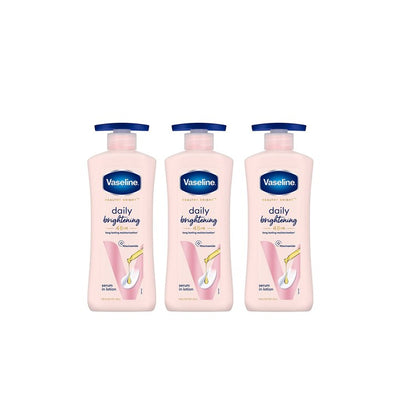 Vaseline Set of 3 Daily Brightening Body Lotion For Healthy & Glowing Skin - 400ml Each