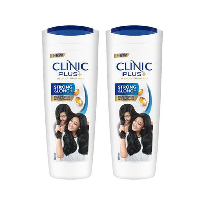 Clinic Plus Set Of 2 Strong & Long Shampoo With Milk Protein & Multivitamins - 355ml Each