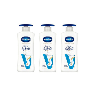 Vaseline Set of 3 Non-Sticky Light Hydrate Serum In Lotion with Vitamin B3 - 400 ml each