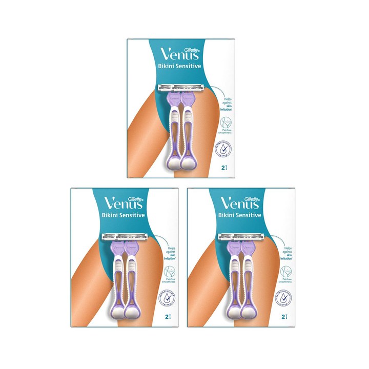 Gillette Venus Women Set of 6 Bikini Sensitive Dermatologically Tested Hair Removal Razors