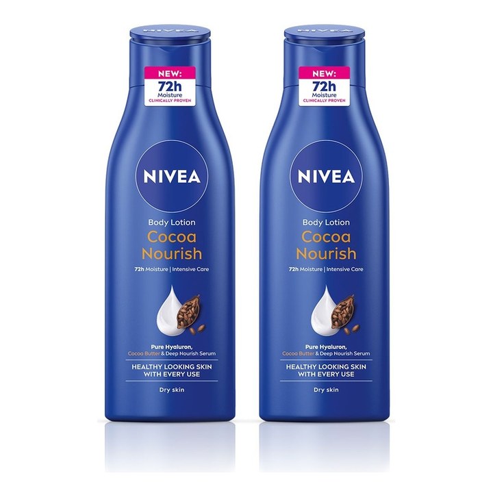 Nivea Set Of 2 Cocoa Nourish Body Lotion For Very Dry Skin -200 ml Each