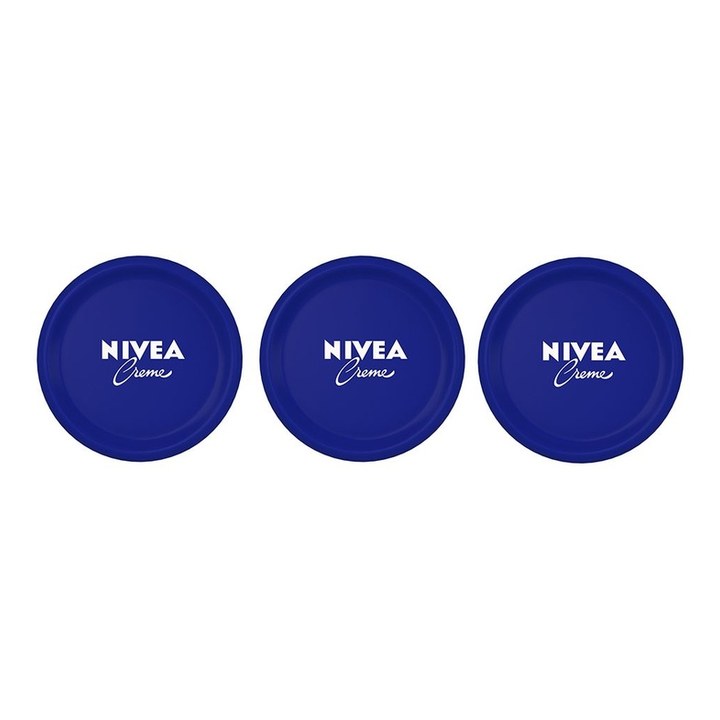Nivea Set of 3 Creme Multi-Purpose Moisturiser Protective Skin Care Cream - 100 g each