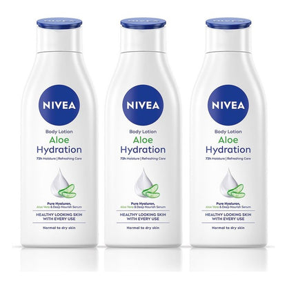 Nivea Set of 3 Aloe Hydration Body Lotion - 200ml each