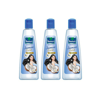 Parachute Set Of 3 Advansed Jasmine Gold Coconut Hair Oil - 500ml Each
