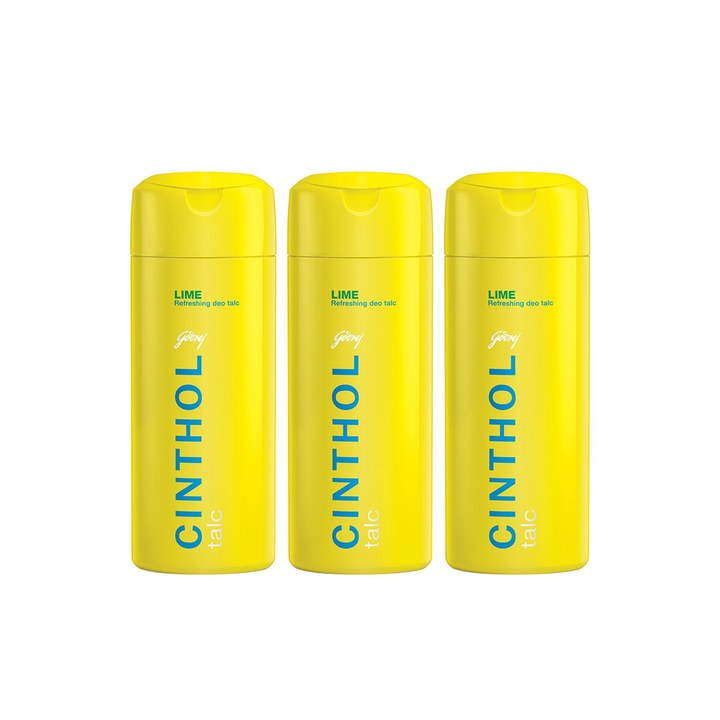 CINTHOL Set of 3 Anti-perspirant Germ Protection Lasting Fragrance Lime Talc - 300g each