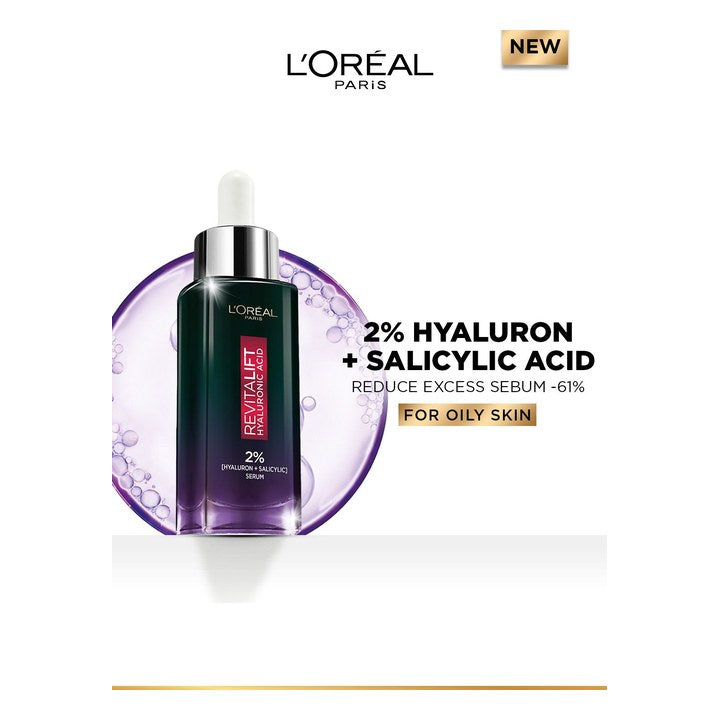 LOreal Paris Revitalift Hyaluronic Acid Serum with 2% Hyaluronic & Salicylic Acid - 15 ml