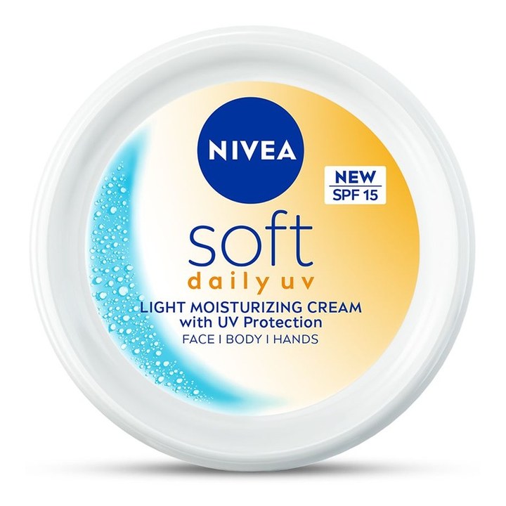 Nivea Soft Daily UV SPF-15 Light Moisturizing Cream - 300ml