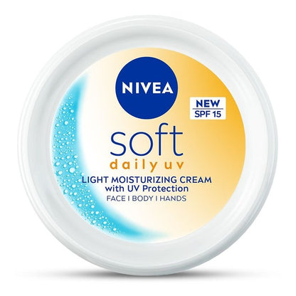 Nivea Soft Daily UV SPF-15 Light Moisturizing Cream - 300ml
